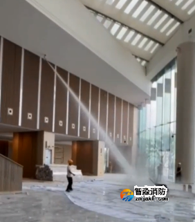 大空间半岛线上官网股份有限公司水炮喷水测试 大空间半岛线上官网股份有限公司水炮喷水测试