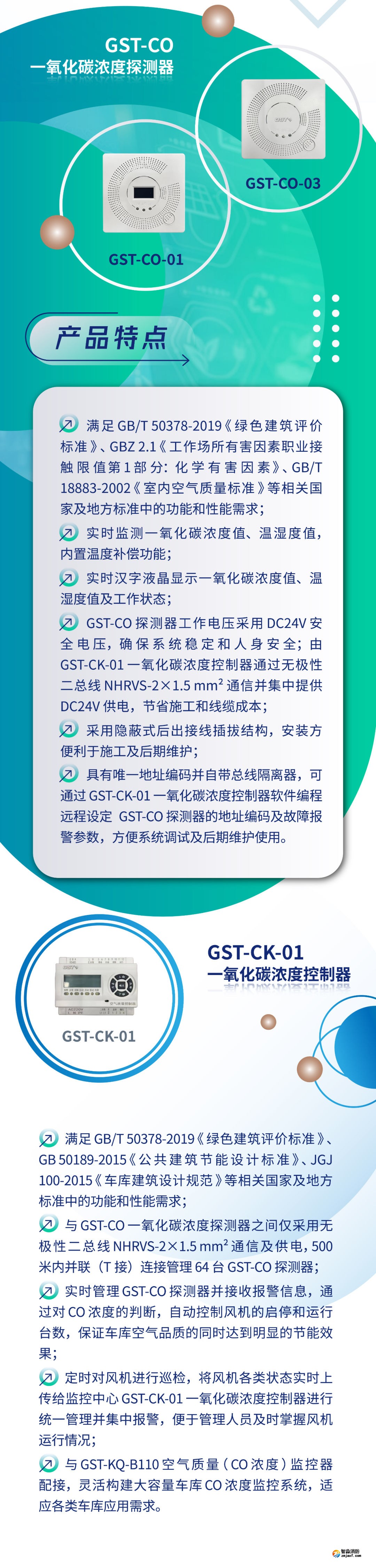 海湾半岛线上官网股份有限公司车库CO浓度监控系统新品