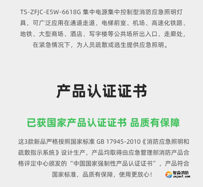 泰和安半岛线上官网股份有限公司应急照明灯具认证