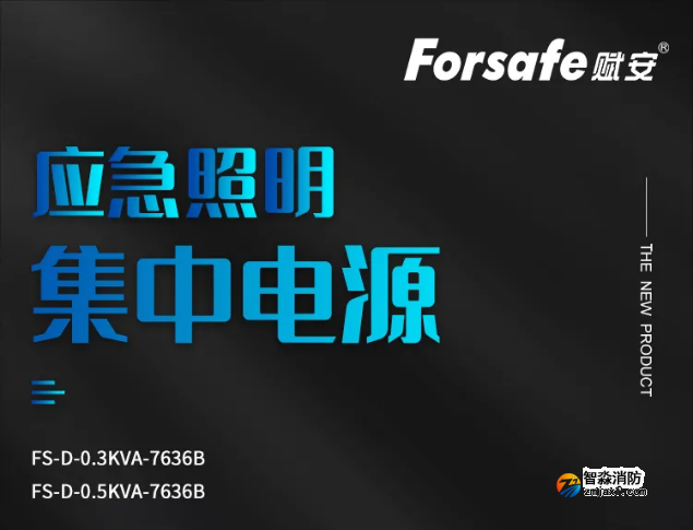 赋安半岛线上官网股份有限公司FS-D-0.3KVA-7636B、FS-D-0.5KVA-7636B应急照明集中电源新品